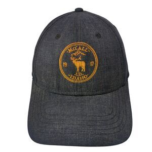 McCall Idaho 1917 Strapback Hat Blue One Size Adjustable Embroidered ACE USA